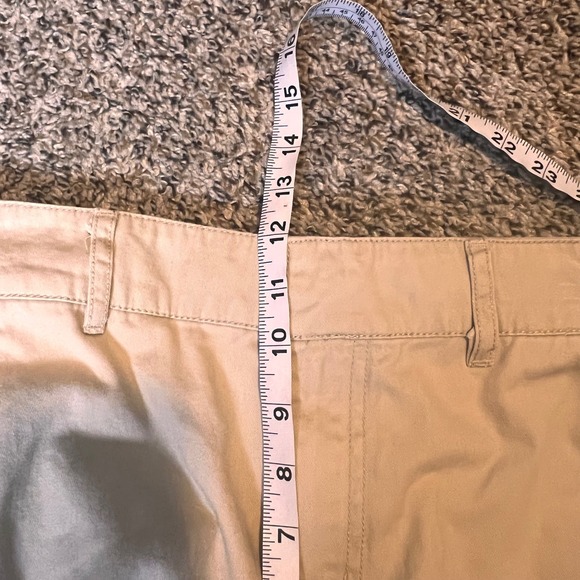 Forever 21 Cargo Pants Womens S Tan Crop Wide Leg Raw Hem Utility - Picture 5 of 7